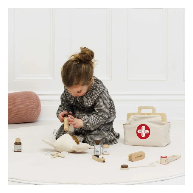 Mallette de vétérinaire et ses accessoires