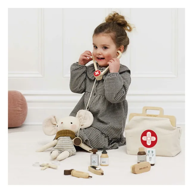 Mallette de vétérinaire et ses accessoires