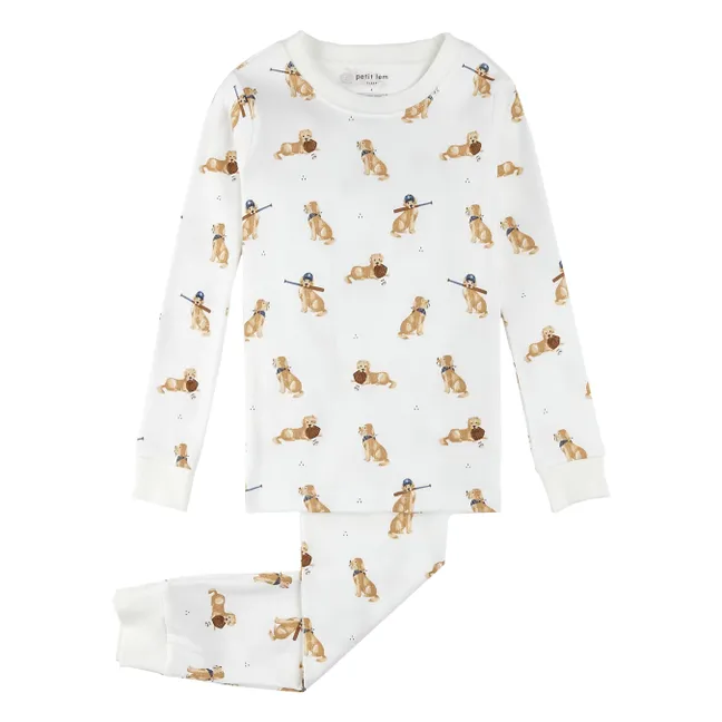 Pyjama Golden Retriever Coton Bio | Ivoire
