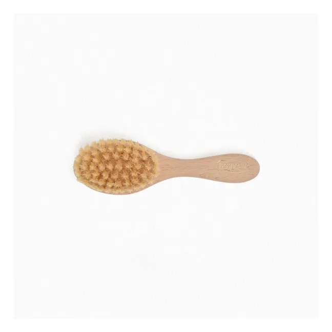 Coffret Naissance Brosse Doudou et Huile | Naturel