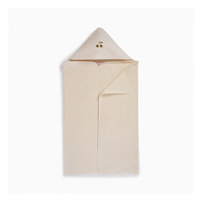 Coffret Naissance Cape de Bain Brosse et Huile | Naturel
