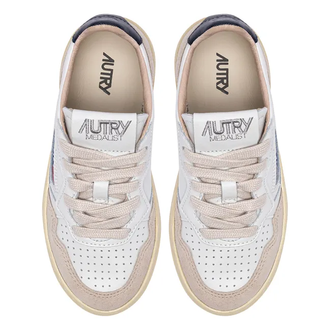 Sneakers Medalist Low in pelle scamosciata per bambini | Blu notte