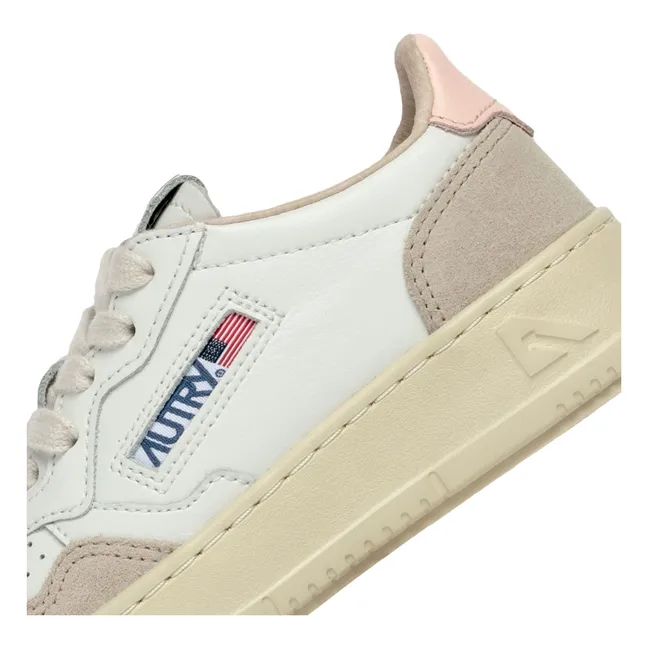 Sneakers Medalist Low in pelle scamosciata per bambini | Rose poudré