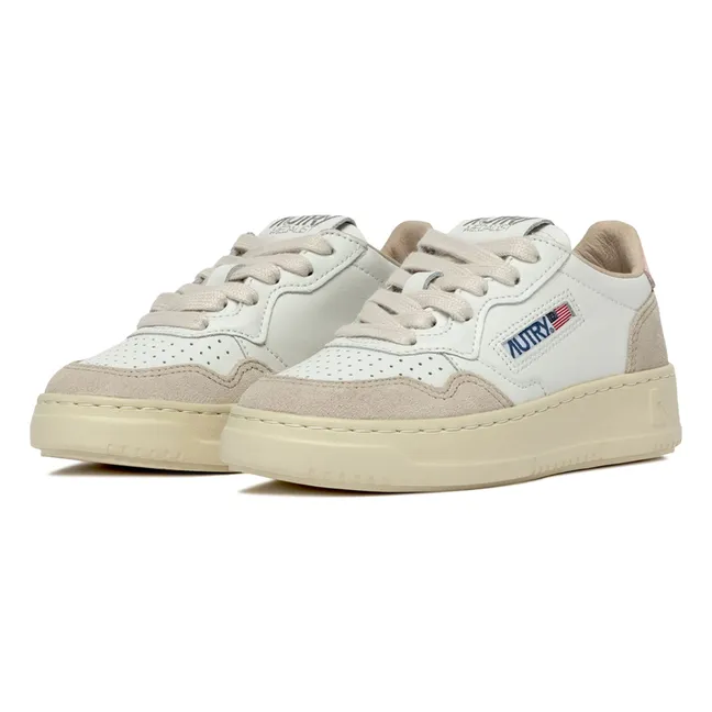 Baskets Kids Medalist Low Suède | Rose poudré