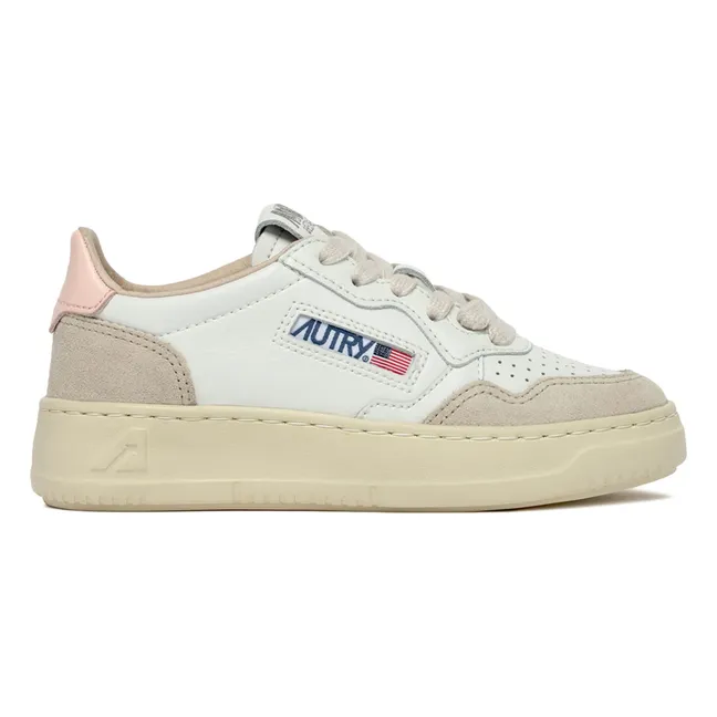 Baskets Kids Medalist Low Suède | Rose poudré