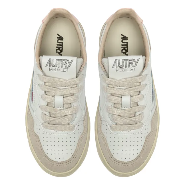 Sneakers Medalist Low in pelle scamosciata per bambini | Rose poudré