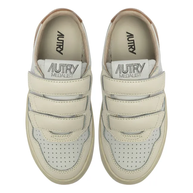 Baskets Kids Kidstripes Low Cuir | Marron