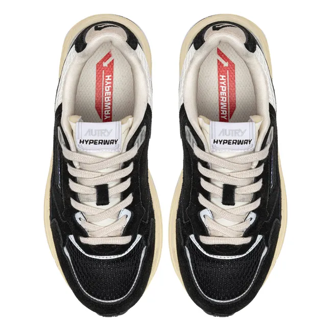 Baskets Hyperway Low Suède | Noir