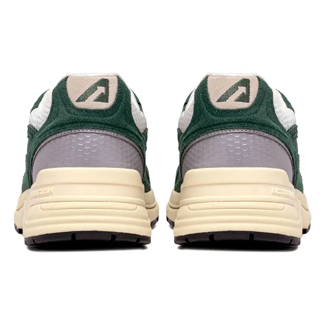 Baskets Hyperway Low Suède | Vert