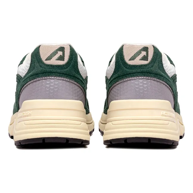 Sneakers Hyperway Low in pelle scamosciata | Verde