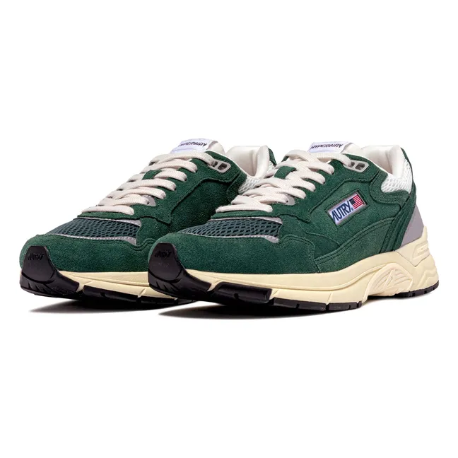 Baskets Hyperway Low Suède | Vert