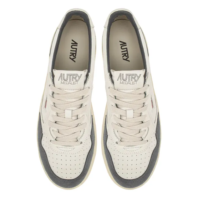 Baskets Medalist Low Cuir de Chèvre/Suède | Gris foncé