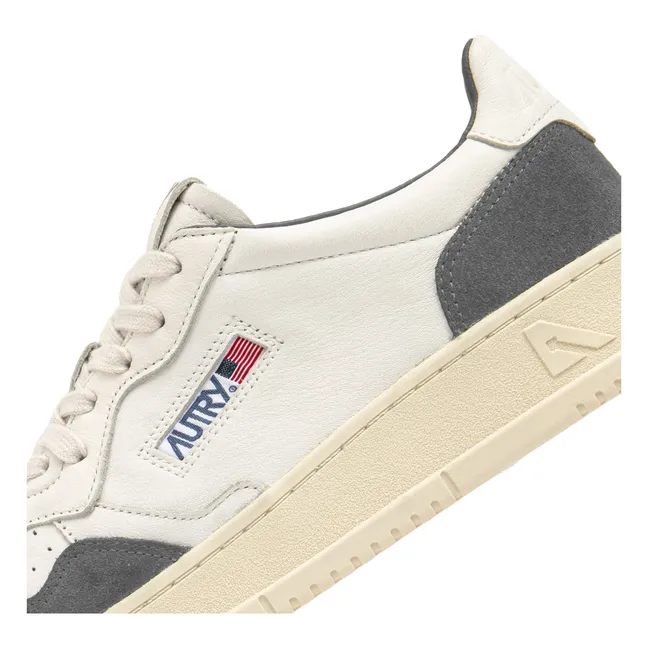 Baskets Medalist Low Cuir de Chèvre/Suède | Gris foncé