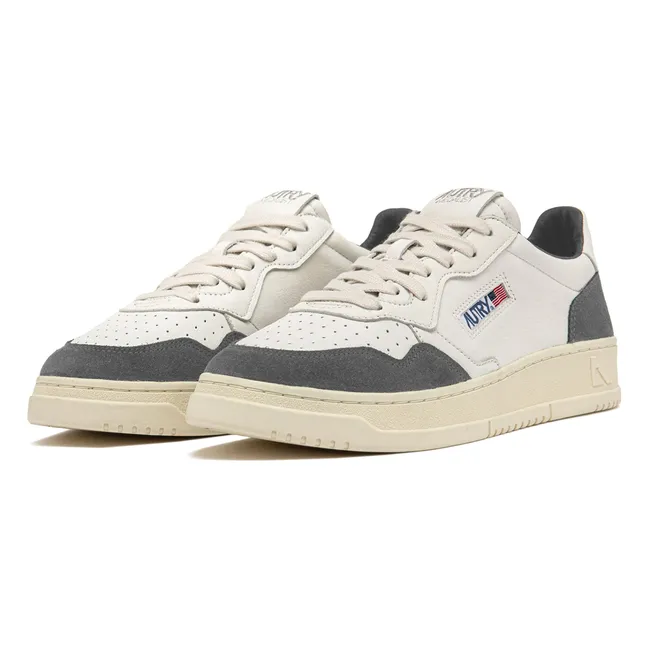 Baskets Medalist Low Cuir de Chèvre/Suède | Gris foncé