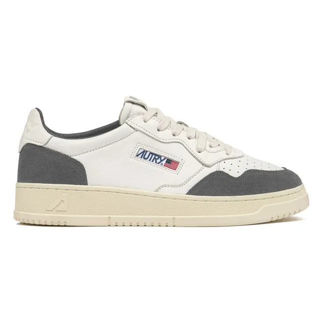 Sneakers Medalist Low in pelle di capra e camoscio | Grigio scuro