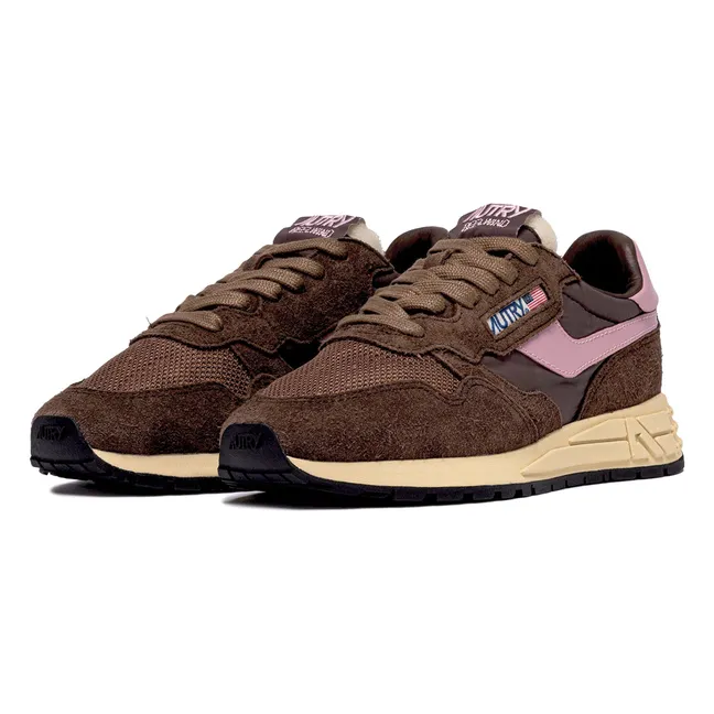 Reelwind Low Suede/Nylon Sneakers | Brown