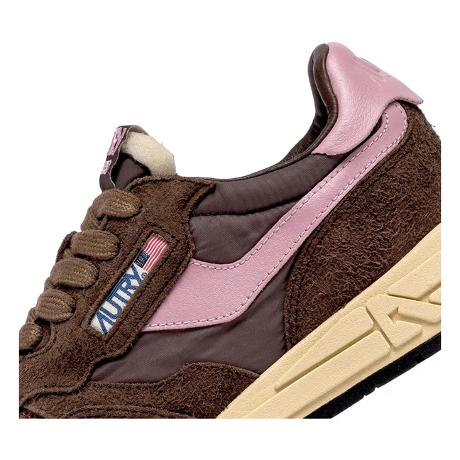 Reelwind Low Suede/Nylon Sneakers | Brown