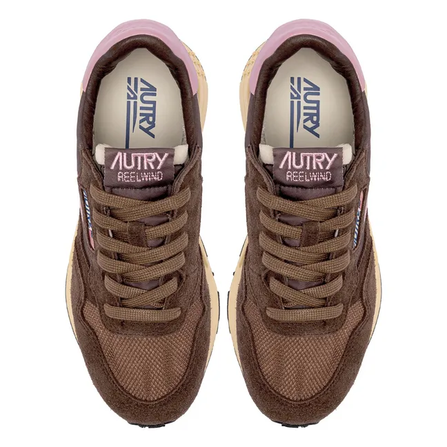 Reelwind Low Suede/Nylon Sneakers | Brown