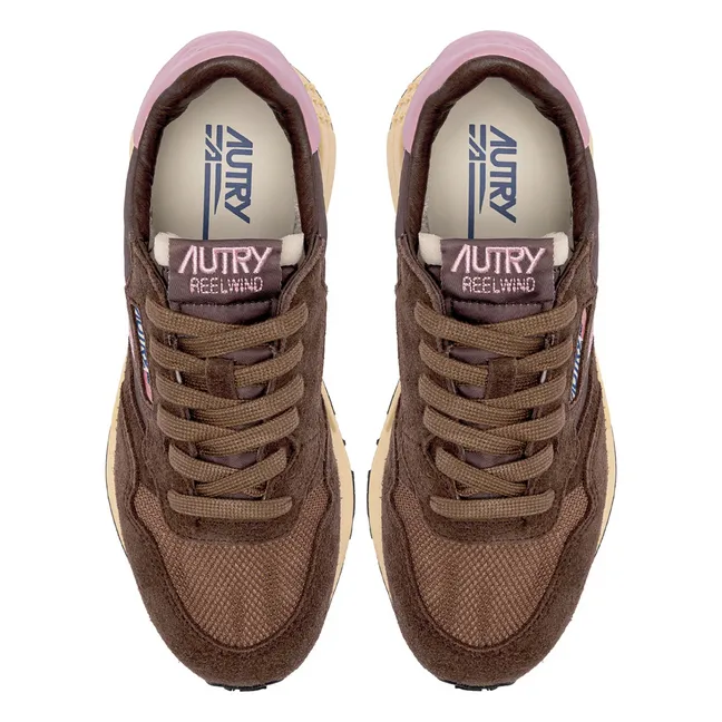 Reelwind Low Suede/Nylon Sneakers | Brown