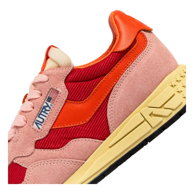 Reelwind Low Suede Sneakers | Pink