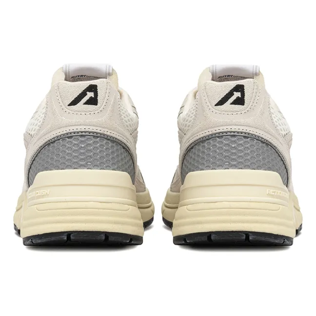 Sneakers Hyperway Low in pelle scamosciata | Bianco