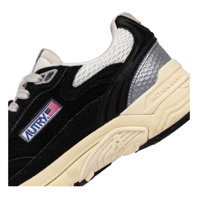 Hyperway Low Suede Sneakers | Black