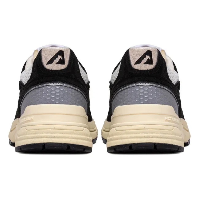 Hyperway Low Suede Sneakers | Black