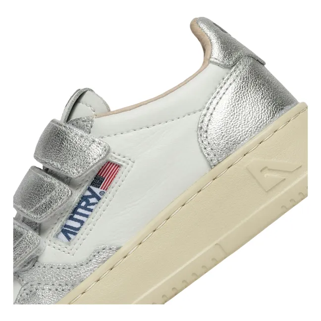 Sneakers Kids Kidstripes Low Zweifarbig | Silber