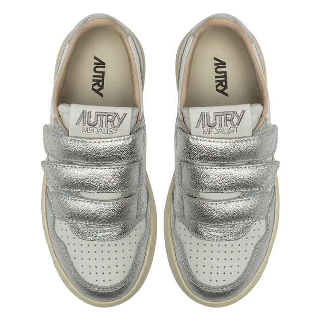 Baskets Kids Kidstripes Low Bicolores | Argenté