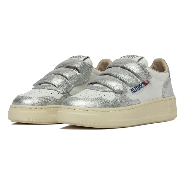 Cestini per bambini Kidstripes Low Bicolores | Argento