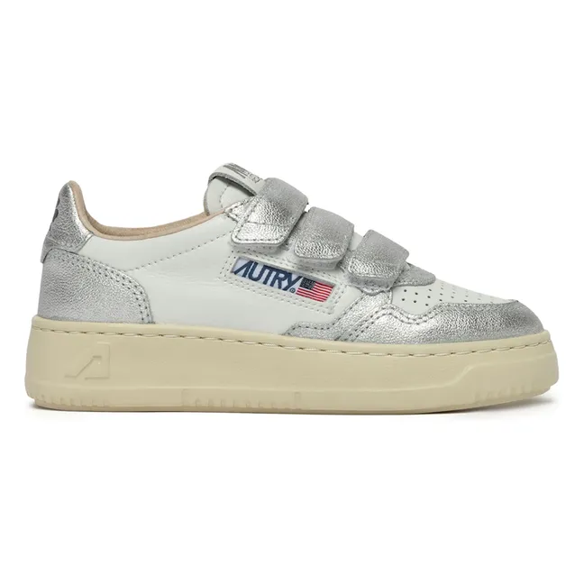 Sneakers Kids Kidstripes Low Zweifarbig | Silber