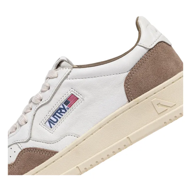 Medalist Low Goatskin/Suede Sneakers | Tabacco