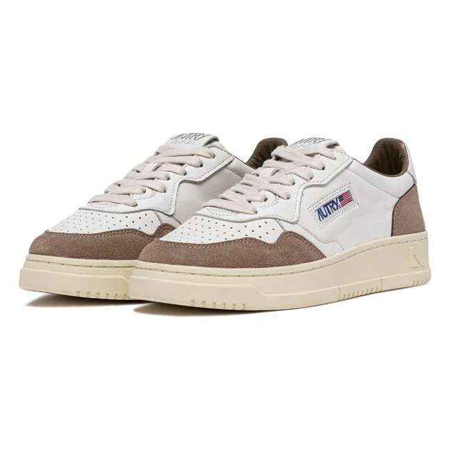 Medalist Low Goatskin/Suede Sneakers | Tabacco