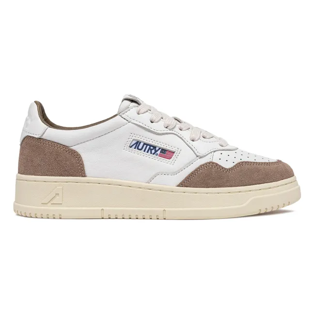 Medalist Low Goatskin/Suede Sneakers | Tabacco