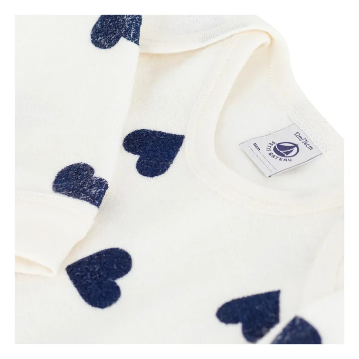 Dormir Bien Corazones Pijama PB | Crudo- Imagen del producto n°2