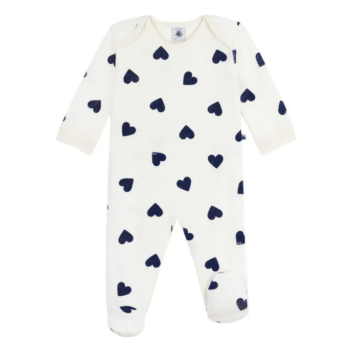 Dormir Bien Corazones Pijama PB | Crudo- Imagen del producto n°0