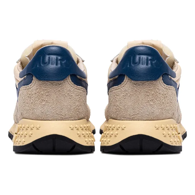 Reelwind Low Suede/Nylon Sneakers | Navy blue