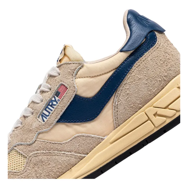 Reelwind Low Suede/Nylon Sneakers | Navy blue