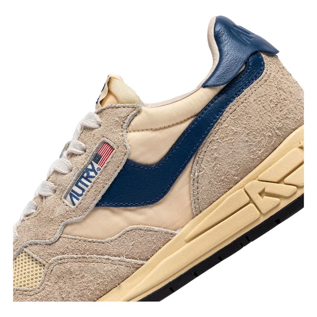 Scarpe da ginnastica basse Reelwind in pelle scamosciata/nylon | Blu marino