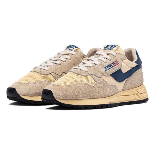 Reelwind Low Suede/Nylon Sneakers | Navy blue