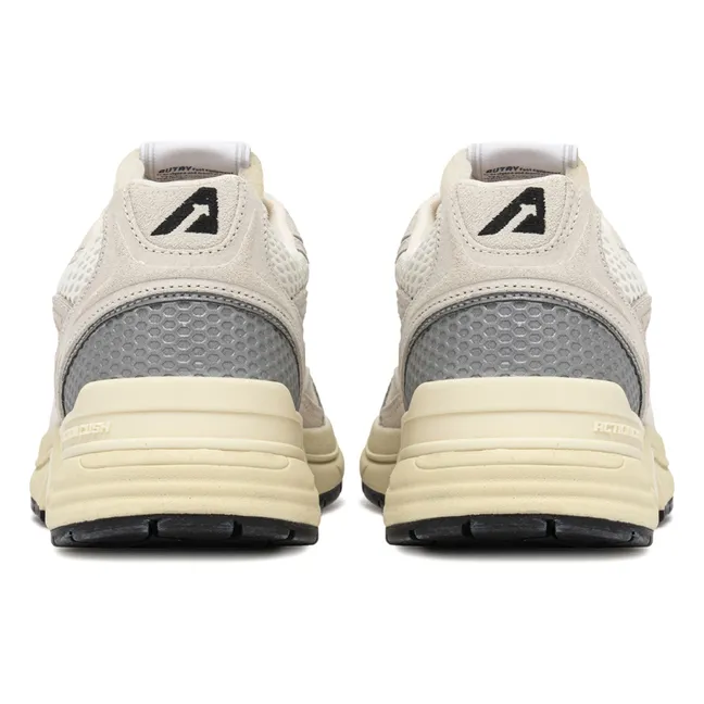Baskets Hyperway Low Suède | Blanc