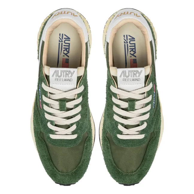 Baskets Reelwind Low Nylon | Vert foncé