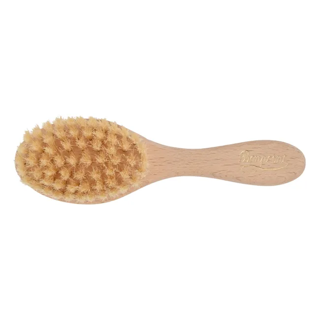 Coffret Naissance Brosse Doudou et Huile | Naturel