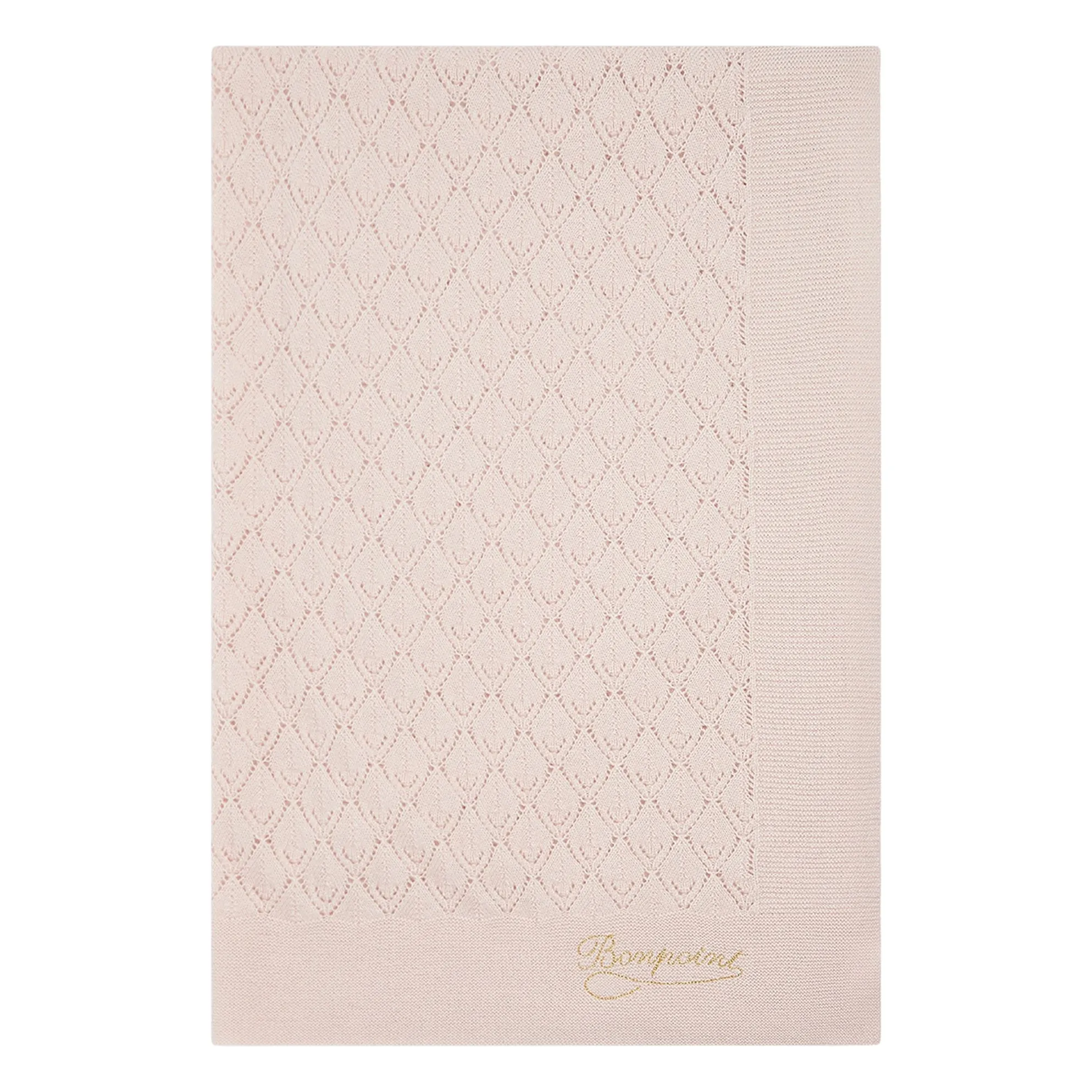 Bonpoint Pink Cashmere Wool Blanket