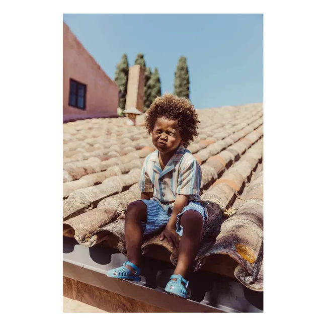 Short Obiki Lin | Bleu