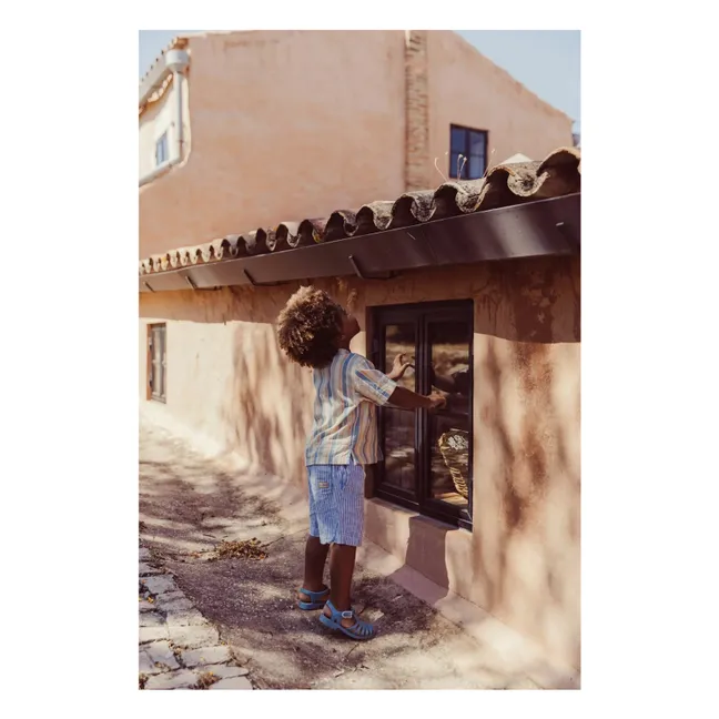 Short Obiki Lin | Bleu