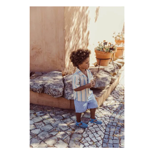 Short Obiki Lin | Bleu