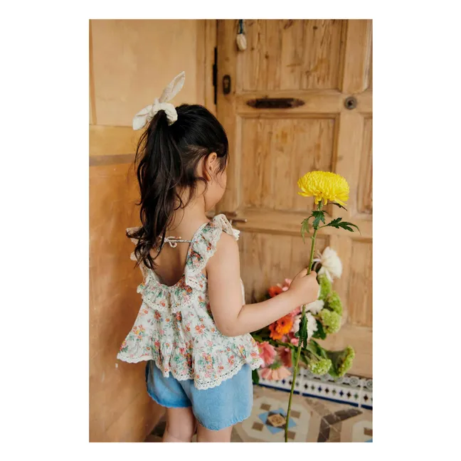 Short Asya Coton Bio | Denim