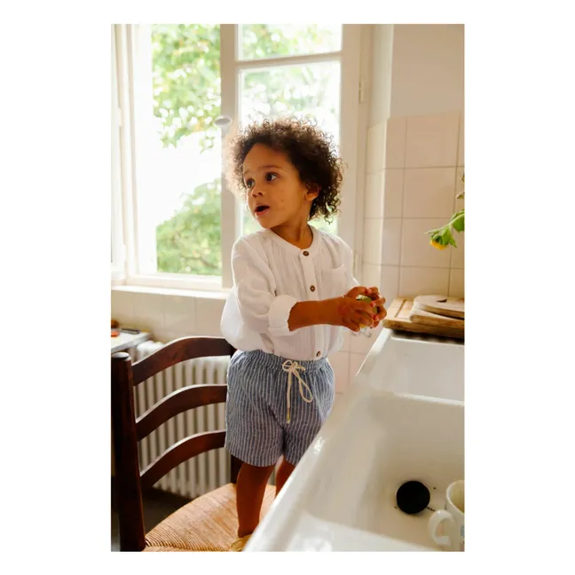 Amod organic cotton gauze shirt | White