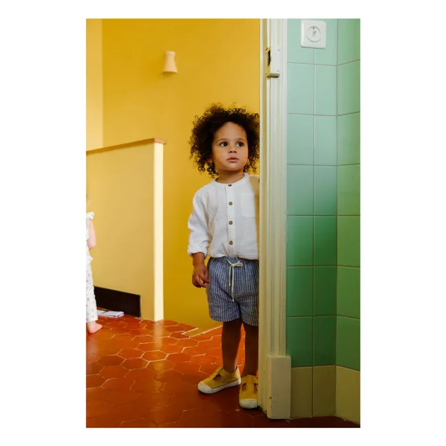 Amod organic cotton gauze shirt | White